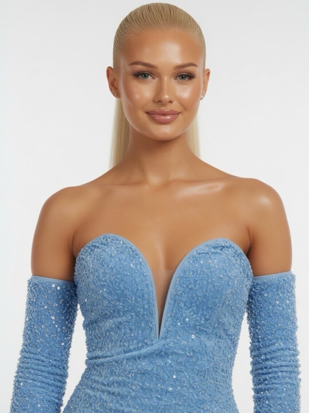 💎💎Cindy Rella Sequined Mini Dress